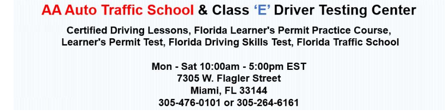 AA Auto Driving School & Class "E" DriverTesting Ctr